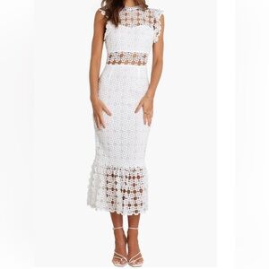 Petal & Pup White Lace Dress